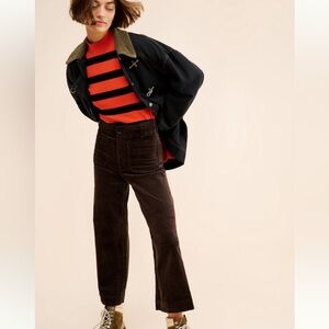 Maeve by Anthropologie Colette Crop Corduroy- 34 Petite